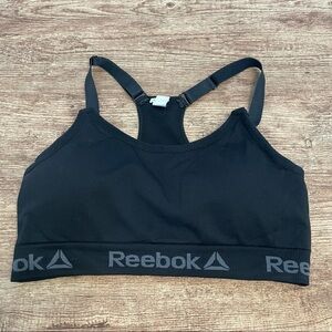 Reebok Black Razor Back Sports Bra